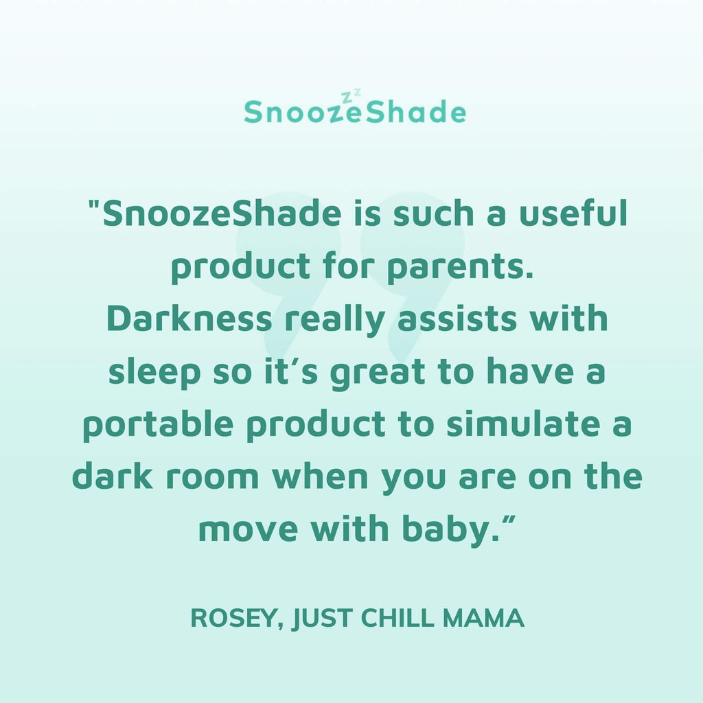 SnoozeShade for Travel Cots | Travel cot blackout canopy | Air-permeable mesh blocks 94% of light